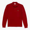 Men's Long-sleeve L.12.12 Polo Shirt Bordeaux